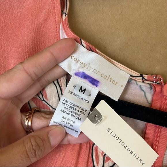 Anthropologie Corey Lynn Calter Tulip Wide-Leg Jumpsuit - Picture 11 of 12